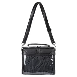 Blue Banana Hearts & Bow Handbag (Black)