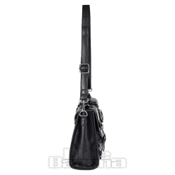 Blue Banana Hearts & Bow Handbag (Black)