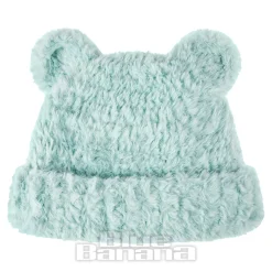 Blue Banana Knitted Ears Hat (Turquoise)