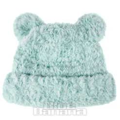Blue Banana Knitted Ears Hat (Turquoise)