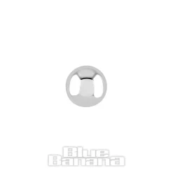 Blue Banana 14K White Gold Ball Threadless Top (White Gold)