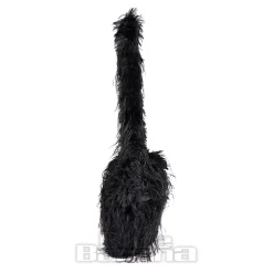 Blue Banana Long Fur Bag (Black)