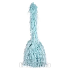 Blue Banana Long Fur Bag (Turquoise)