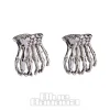Blue Banana Mini Claw 2pc Hair Clips (Silver)