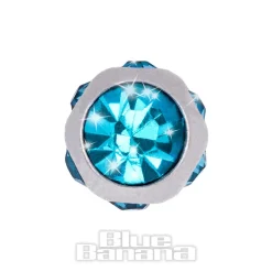 Blue Banana 6mm Multi Jewelled Ball (Aqua)