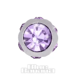 Blue Banana 6mm Multi Jewelled Ball (Amethyst)