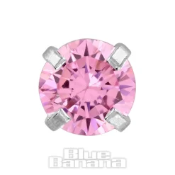 Blue Banana 1.2mm Rose Jewel Tragus Bar (3mm)