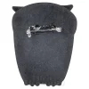Blue Banana Owl Brooch (Red)