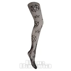 Blue Banana Pentagram Tights (Black)