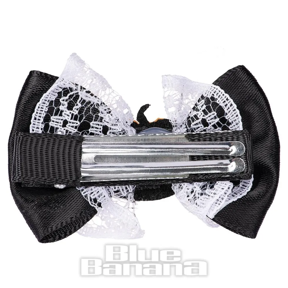 Blue Banana Pumpkin Bow Hair Clip (Multicoloured)