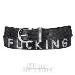 Blue Banana Queen Of Fucking Everything Belt (Black)