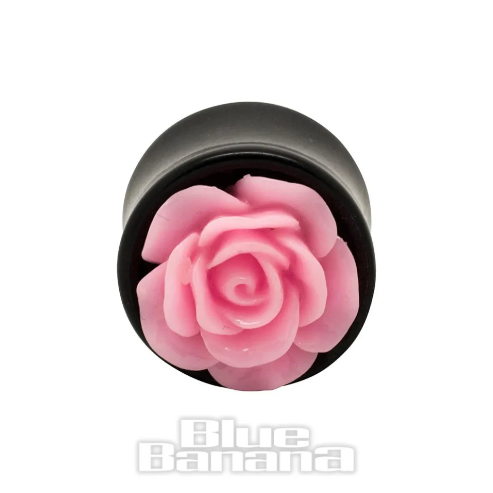 Blue Banana Rose Top Plug (Light Pink)