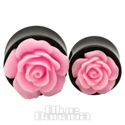 Blue Banana Rose Top Plug (Light Pink)
