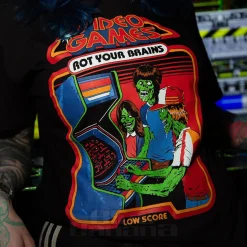 Blue Banana Rot Your Brains T-Shirt (Black)