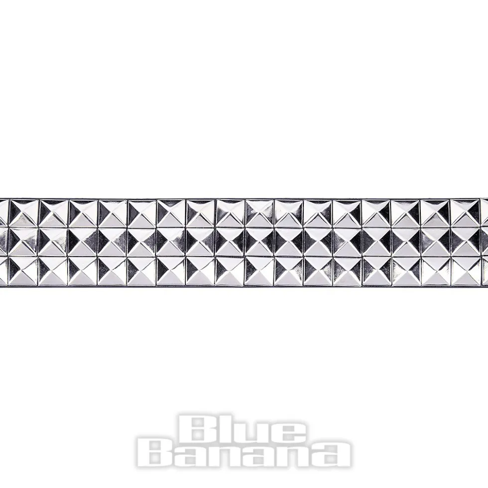 Blue Banana 3 Row Studs Belt (Black)