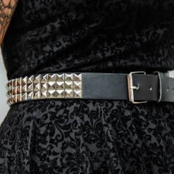 Blue Banana 3 Row Studs Belt (Black)