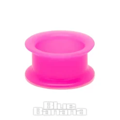 Blue Banana Silicone Eyelet Flesh Tunnel 6-28mm (Pink)