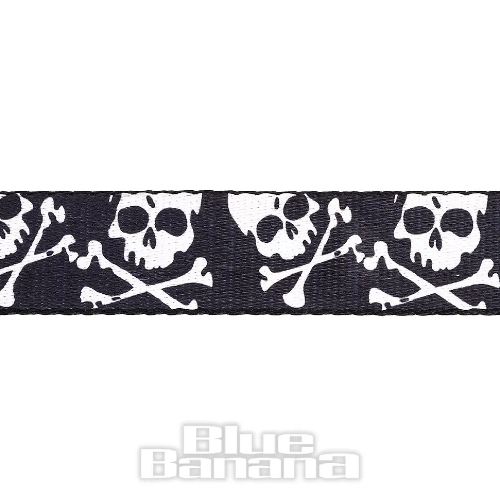 Blue Banana Skull & Crossbones Belt (Black)