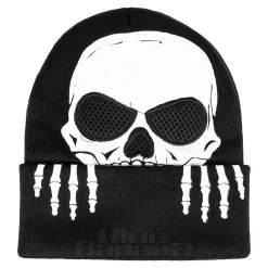 Blue Banana Skull Hands Beanie (Glow-In-The-Dark)