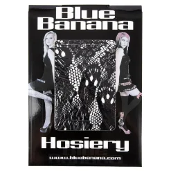 Blue Banana Skull & Roses Tights (Black)