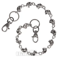 Blue Banana Skulls Chain (Silver)