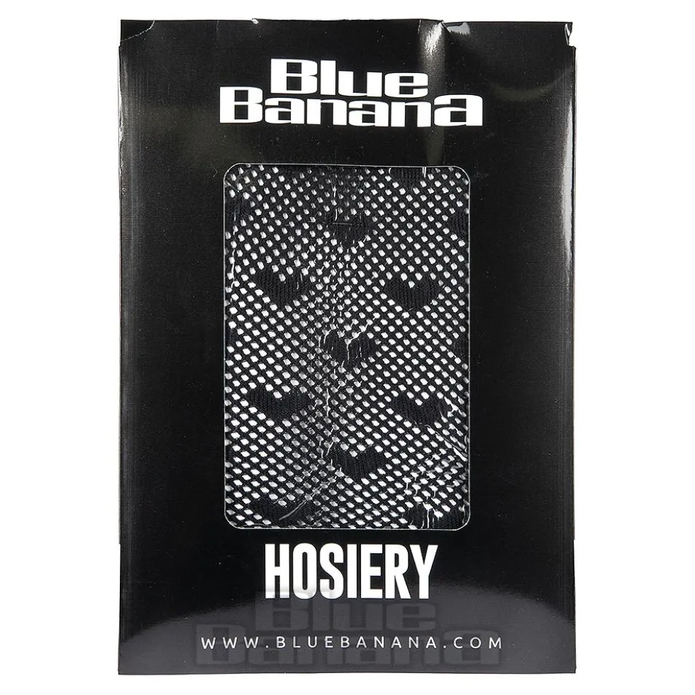 Blue Banana Small Hearts Tights (Black)