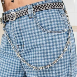 Blue Banana Spikes Chain (Silver)