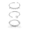 Blue Banana Sterling Silver Assorted Nose Rings (3 Pack)