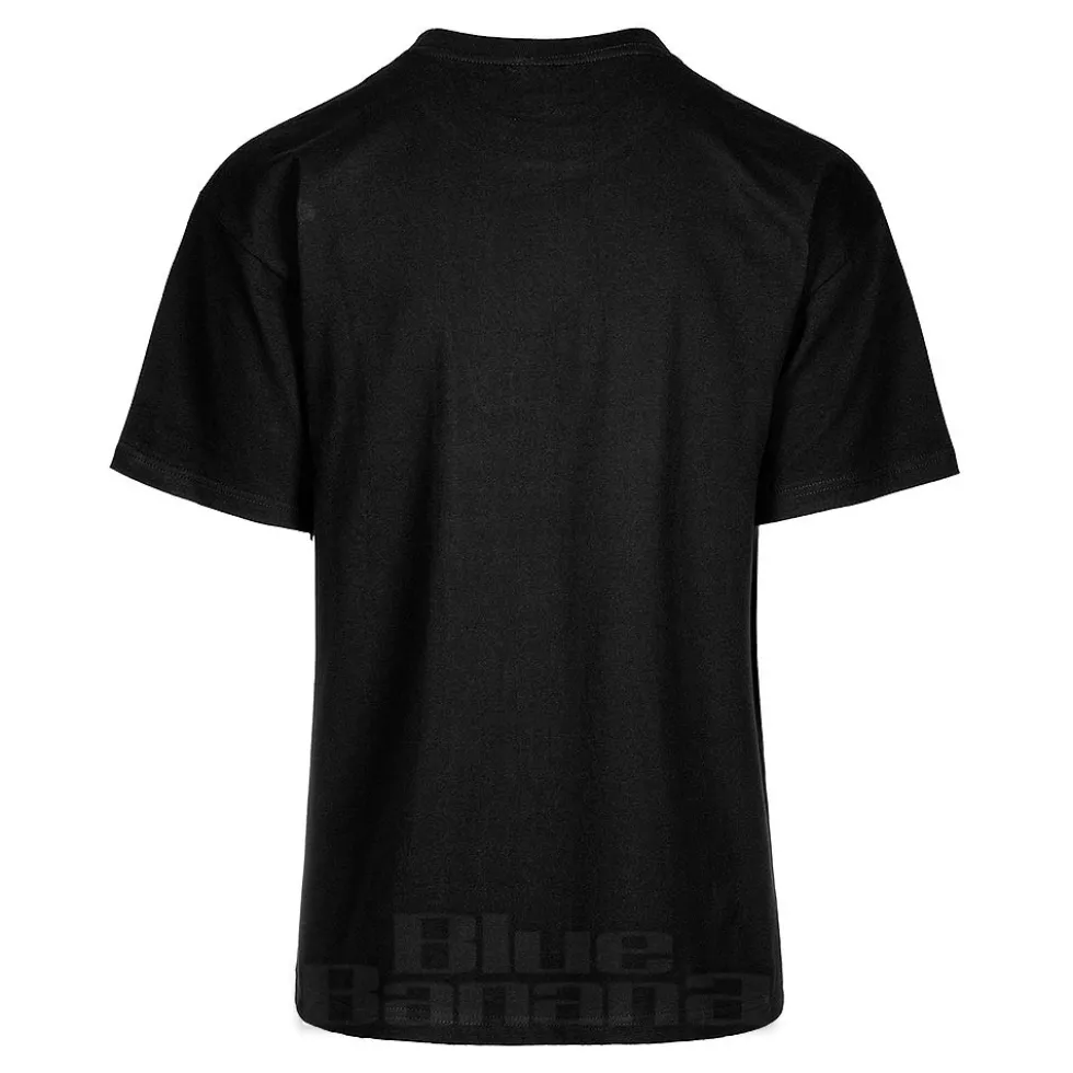 Blue Banana Sugar Skull T-Shirt (Black)