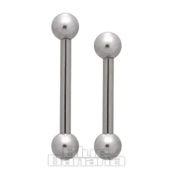Blue Banana Surgical Steel Barbell (Silver)
