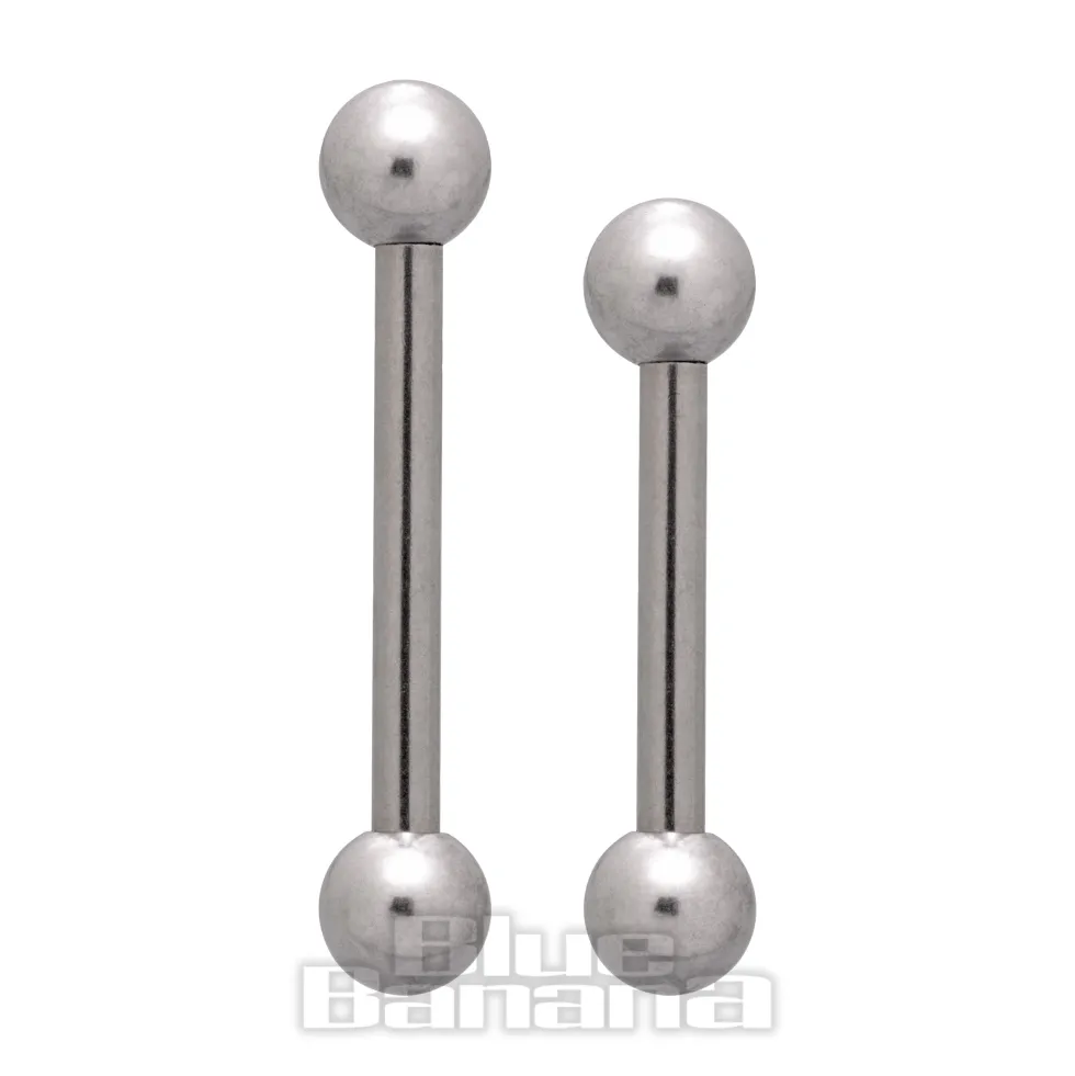 Blue Banana Surgical Steel Barbell (Silver)