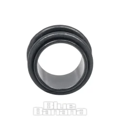 Blue Banana Surgical Steel Flesh Tube 3-20mm (Black)