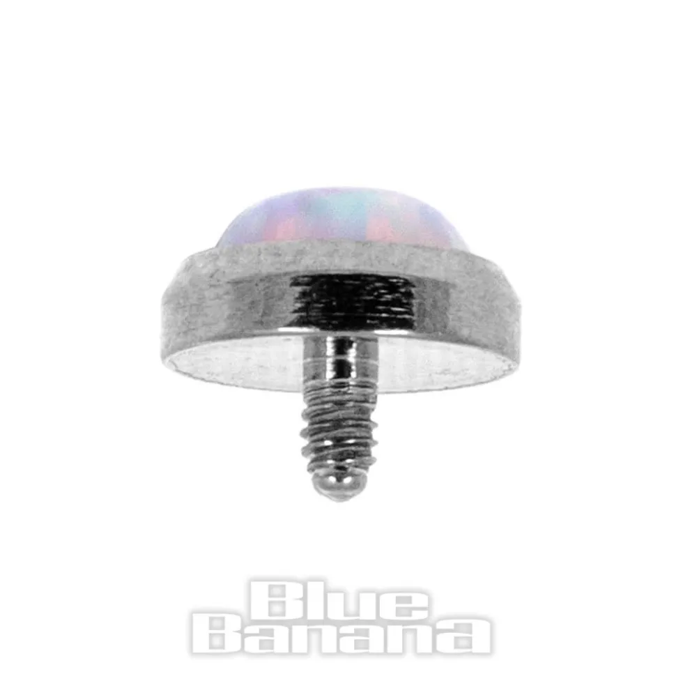 Blue Banana Surgical Steel 5mm Dermal Top (Opal)