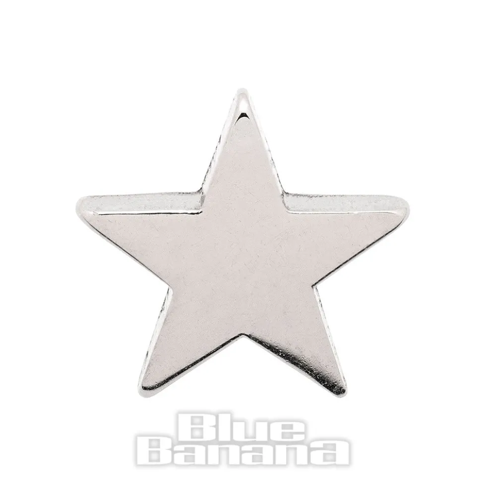 Blue Banana Surgical Steel Star Top (Silver)