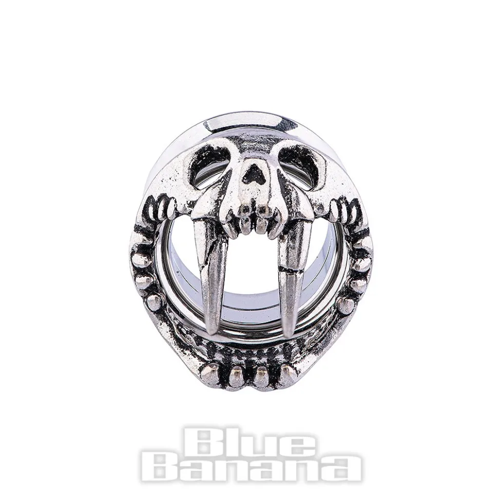 Blue Banana Surgical Steel Viper Saddle Hanger (Silver)