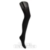 Blue Banana Suspender Look Tights (Black)