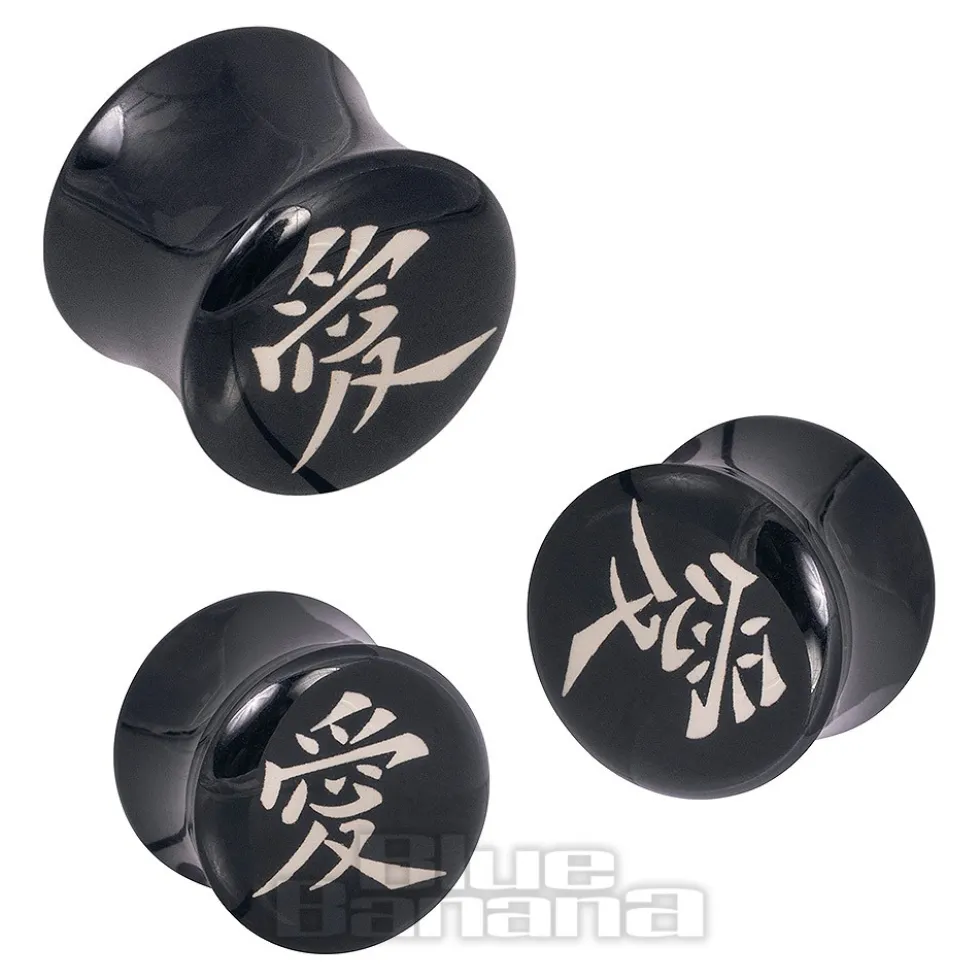 Blue Banana Symbol Plug (Black)