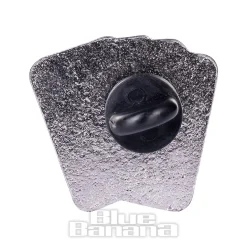 Blue Banana Tarot Cards Pin Badge (Black)