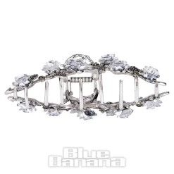 Blue Banana Thorn & Roses Hair Clip (Multicolour)