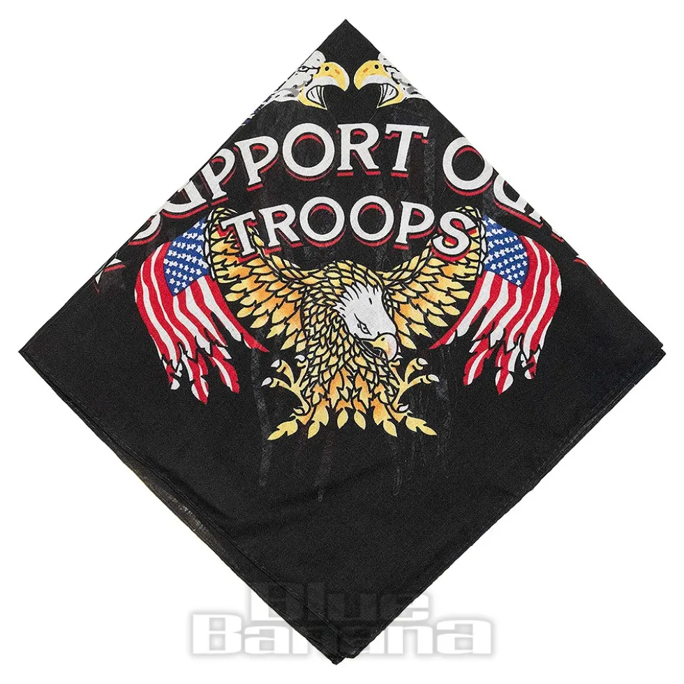 Blue Banana Troop Eagle Bandana (Black)