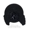 Blue Banana Vinyl Record Pin Badge (Black)