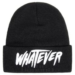 Blue Banana Whatever Beanie Hat (Black)