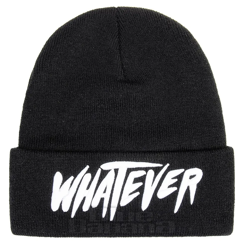 Blue Banana Whatever Beanie Hat (Black)