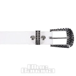 Blue Banana Witch Belt (Black/White)