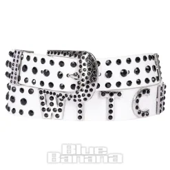Blue Banana Witch Belt (Black/White)
