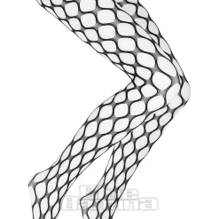 Blue Banana Xxl Fishnet Tights (Black)