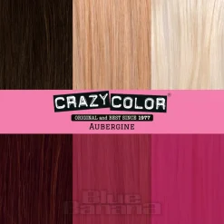 Crazy Color Semi-Permanent Hair Dye 100ml (Aubergine)