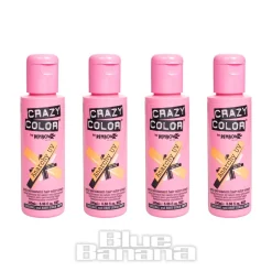 Crazy Color Semi-Permanent Hair Dye 4 Pack 100ml (Anarchy UV)