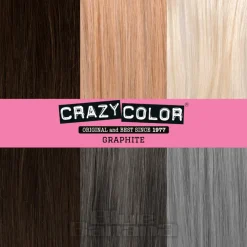 Crazy Color Semi-Permanent Hair Dye 100ml (Graphite)