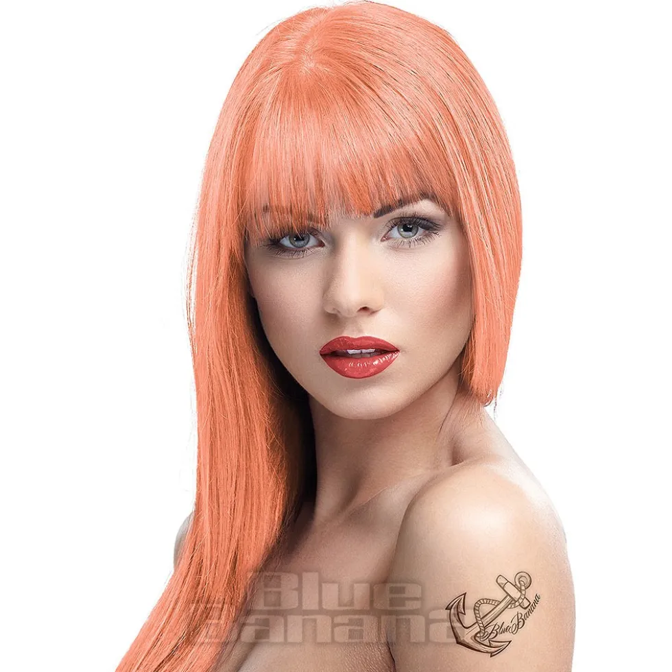 Crazy Color Semi-Permanent Hair Dye 100ml (Peachy Coral)